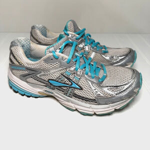 Brooks Women’s Ravenna 2 Running Shoes Size 8 Grey Teal Cross Training Athletic